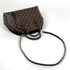 Louis Vuitton Alma Into Bag Handbag 2-Way Monogram Brown Noir — view 5