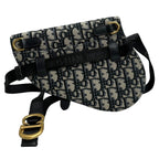 Dior Saddle Navy Gold S ZQ Shoulder Bag — view 2