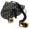 Dior Saddle Navy Gold S ZQ Shoulder Bag