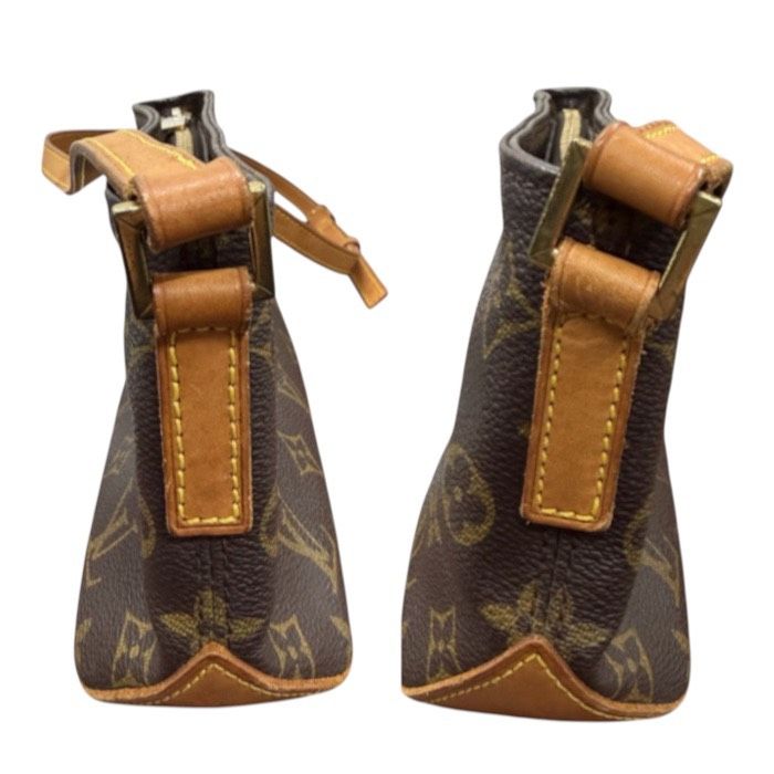 Louis Vuitton Monogram Brown Gold Shoulder Bag — view 3