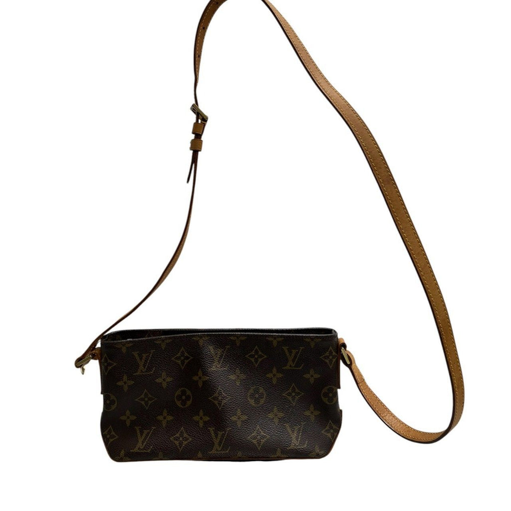 Louis Vuitton Monogram Brown Gold Shoulder Bag — view 2