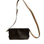 Louis Vuitton Monogram Brown Gold Shoulder Bag — view 2