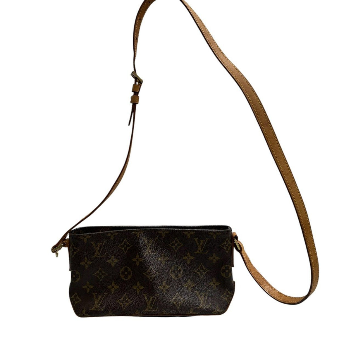 Louis Vuitton Monogram Brown Gold Shoulder Bag — view 2
