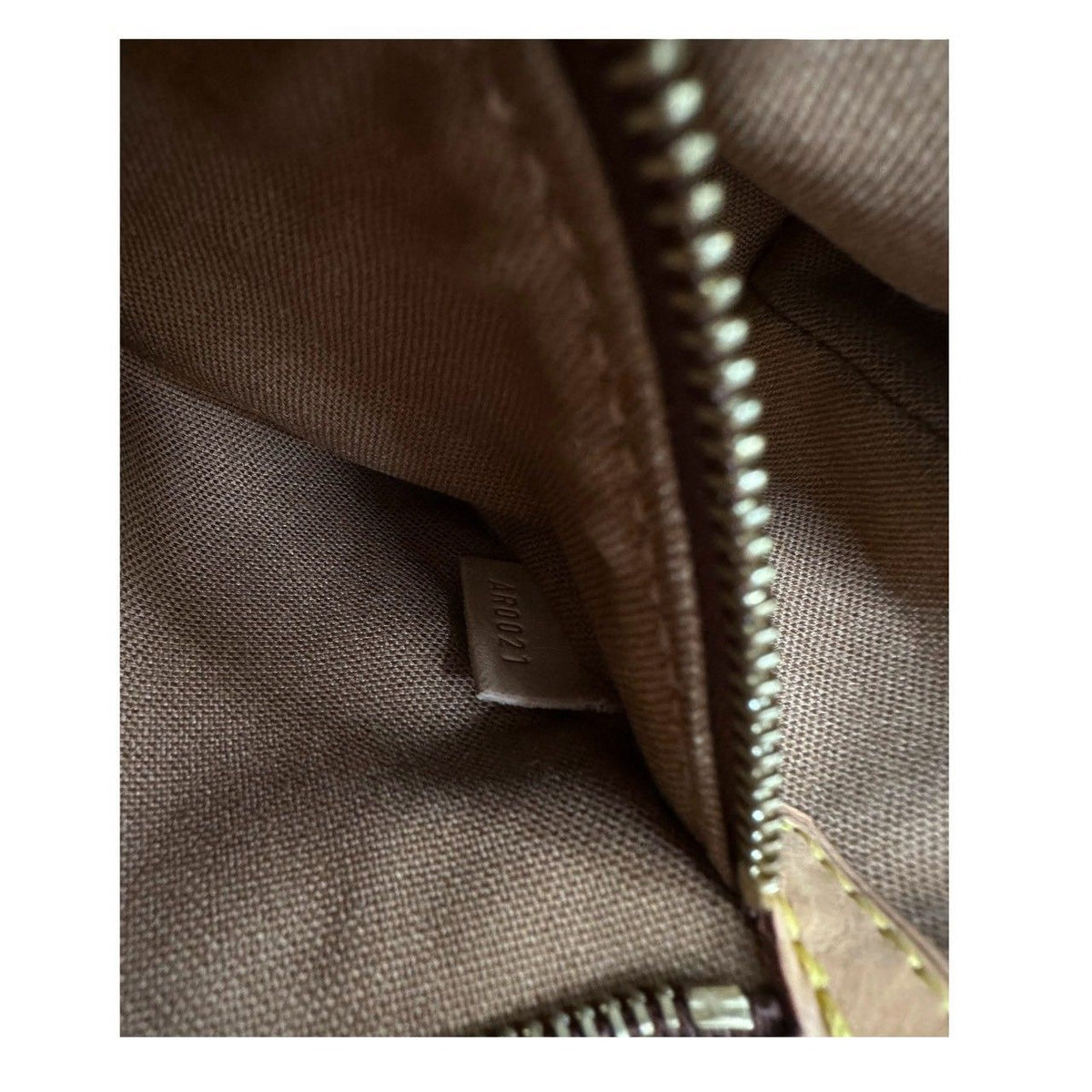 Louis Vuitton Monogram Brown Gold Shoulder Bag — view 6