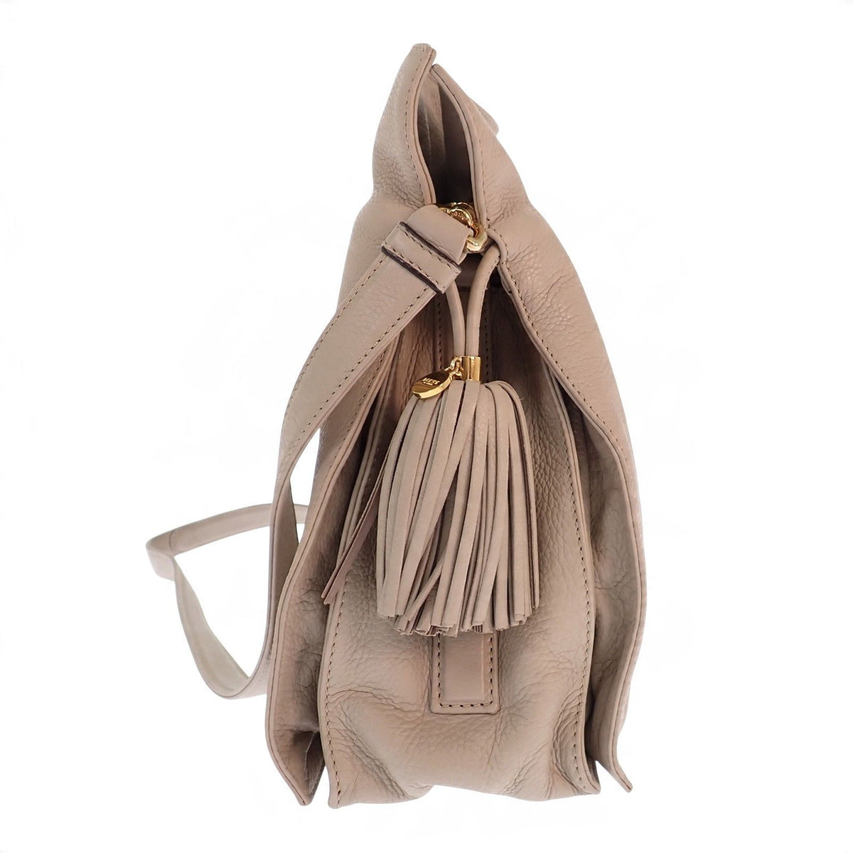 Loewe Flamenco 30 Shoulder Bag Calfskin Beige Gold — view 2