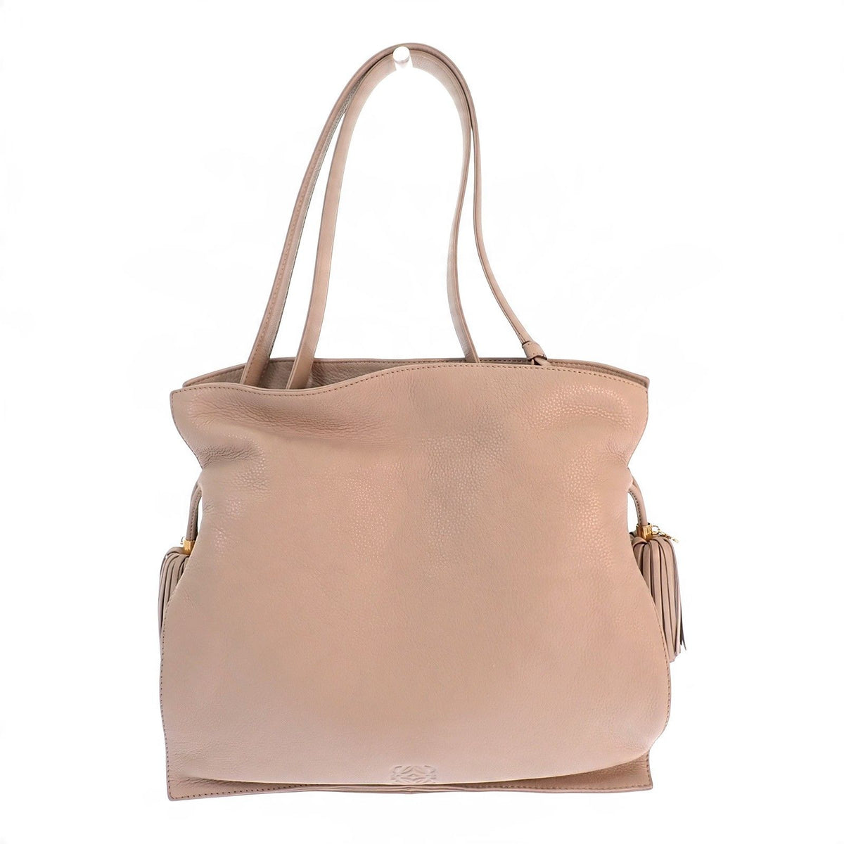 Loewe Flamenco 30 Shoulder Bag Calfskin Beige Gold — view 7