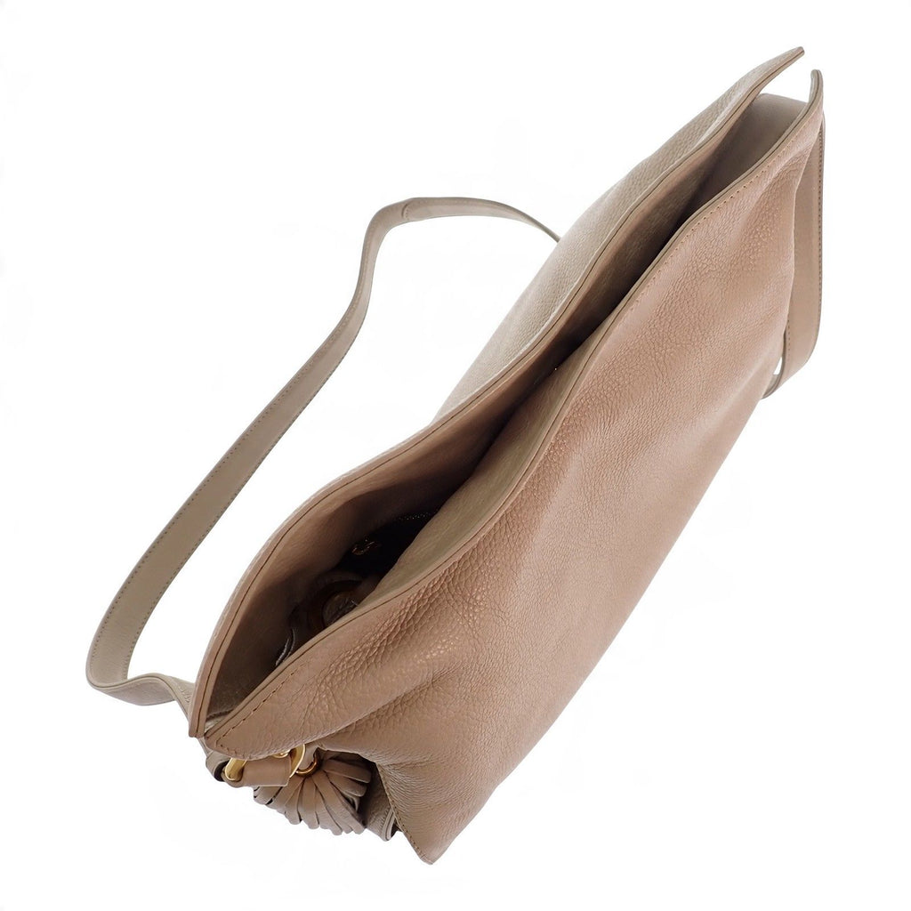 Loewe Flamenco 30 Shoulder Bag Calfskin Beige Gold — view 5