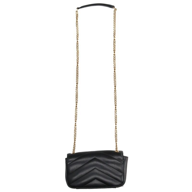 Saint Laurent Paris Loulou Toy Lambskin Chain Shoulder Bag — view 2