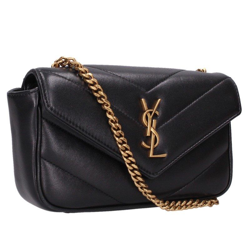 Saint Laurent Paris Loulou Toy Lambskin Chain Shoulder Bag