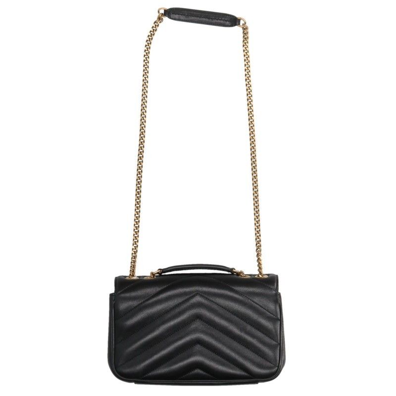 Saint Laurent Paris Loulou Lambskin Chain Shoulder Bag — view 2