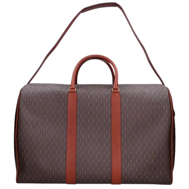 Saint Laurent Paris le Monogram Logo All Over Print 2-Way Boston Bag — view 2
