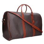 Saint Laurent Paris le Monogram Logo All Over Print 2-Way Boston Bag