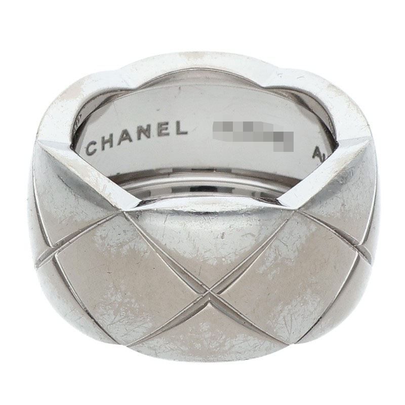Chanel Coco Crush Large 18K White Gold Ring