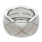 Chanel Coco Crush Large 18K White Gold Ring
