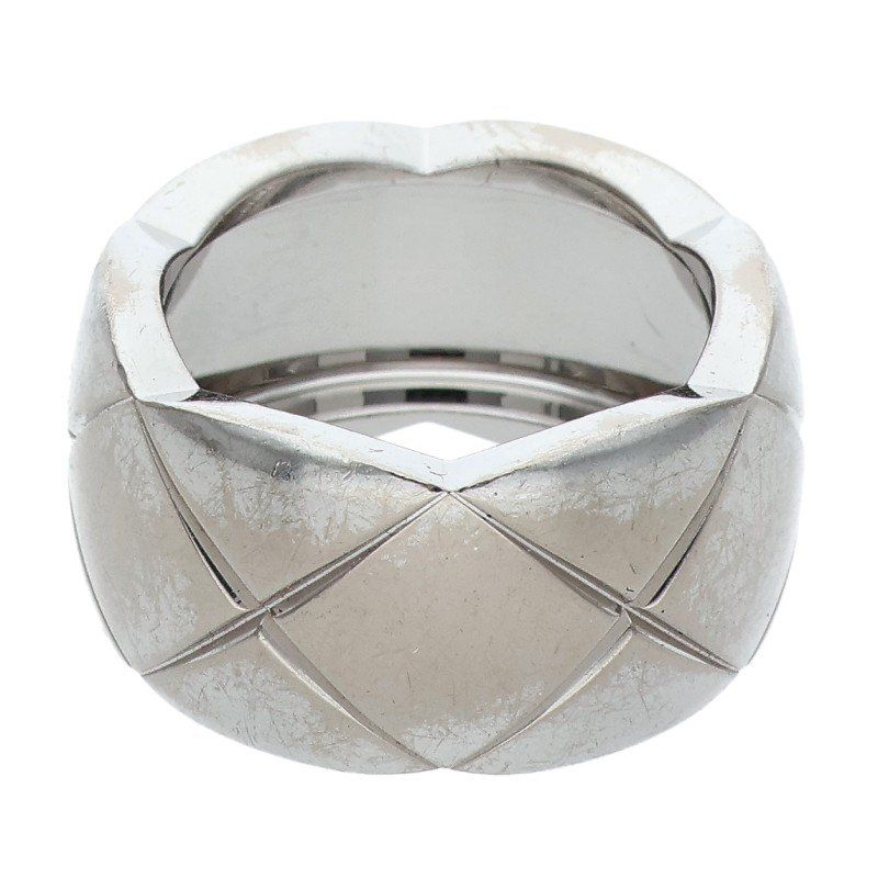 Chanel Coco Crush Large 18K White Gold Ring — view 2