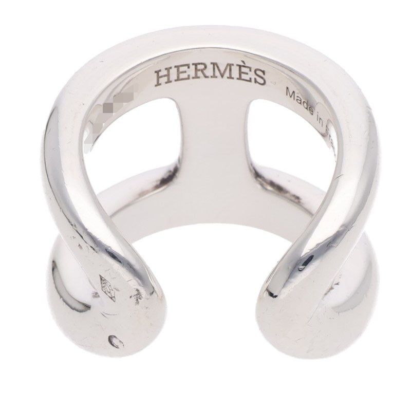 Hermes Osmose GM Silver Ring — view 2
