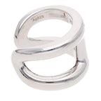 Hermes Osmose GM Silver Ring — view 4