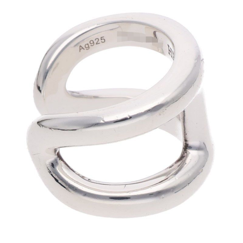 Hermes Osmose GM Silver Ring — view 4