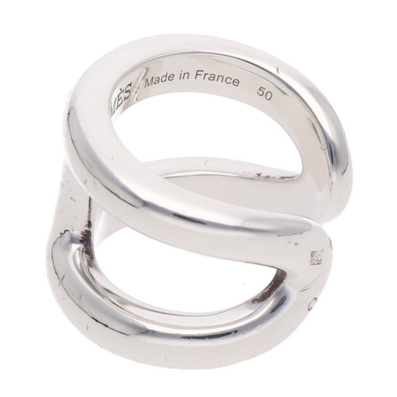 Hermes Osmose GM Silver Ring — view 5