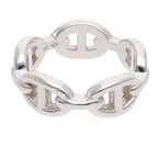 Hermes Chaine D'ancre Enchainee PM Silver Ring — view 2