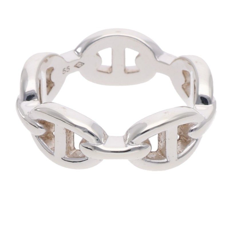 Hermes Chaine D'ancre Enchainee PM Silver Ring — view 2