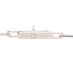 Hermes Kelly Chaine Silver Necklace 49 — view 4