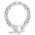 Hermes Chaine D'ancre GM Silver Bracelet