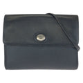 Dior Vintage Black Silver Leather Shoulder Bag
