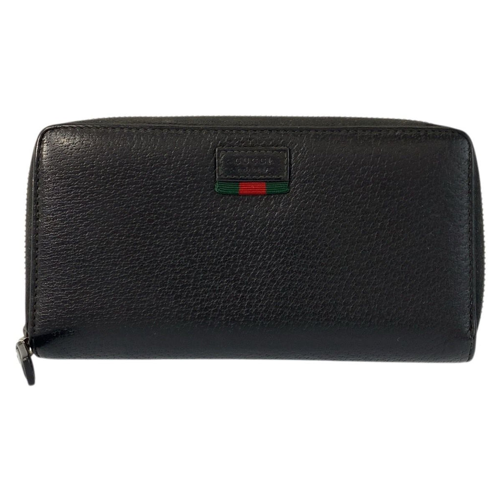 Gucci Sherry Line Black Leather Wallet