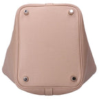 Hermes Picotin Lock PM Silver Taurillon Clemence Trench Handbag PM — view 4