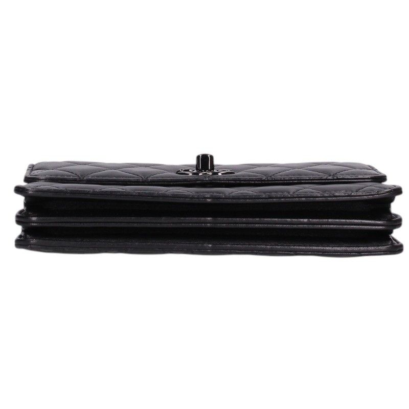 Chanel Trendy CC So Black Quilted Chain Wallet Shoulder Bag — view 4
