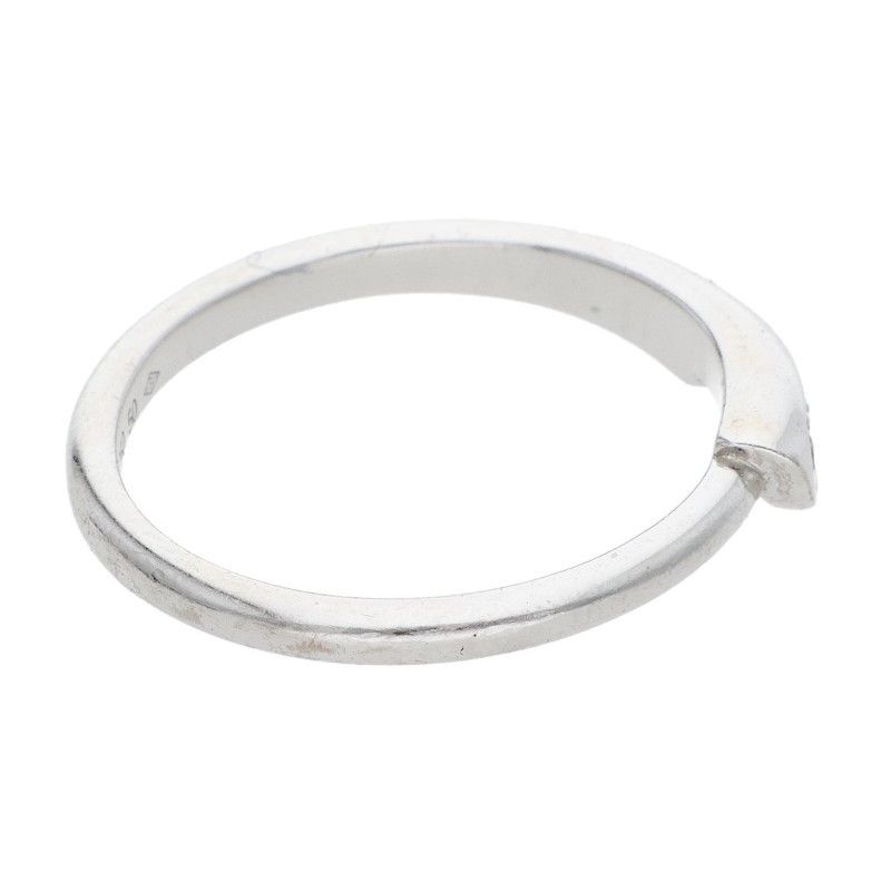 Hermes Chaine D'ancre Punk 18k White Gold Diamond Ring — view 4