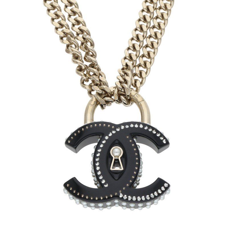 Chanel Padlock Motif Choker Necklace