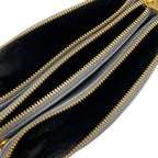 Celine Shoulder Bag Trio Dark Gray Leather — view 7
