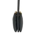 Celine Shoulder Bag Trio Dark Gray Leather — view 2