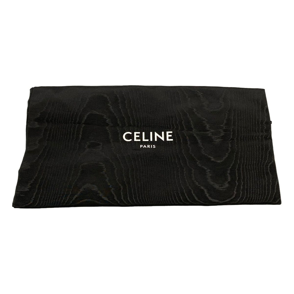 Celine Shoulder Bag Trio Dark Gray Leather — view 8