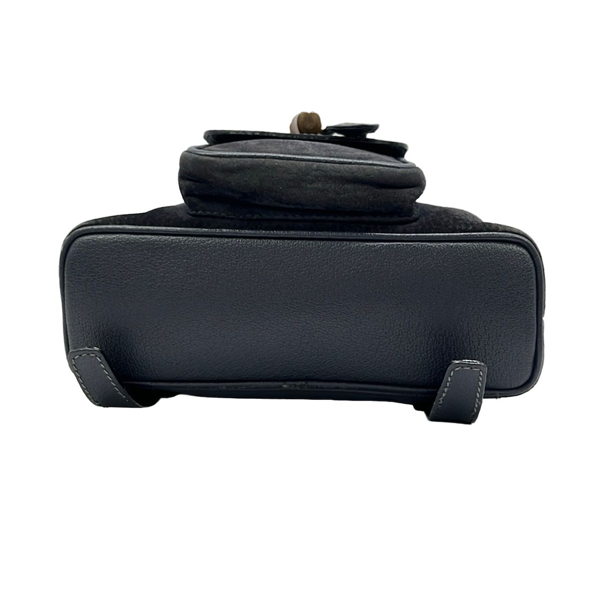 Gucci Backpack Bamboo Navy Leather — view 5
