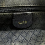 Gucci Backpack Bamboo Navy Leather — view 8