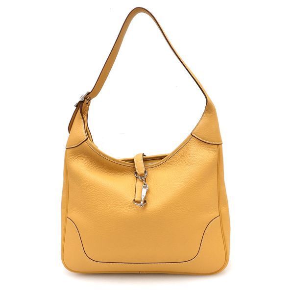 Hermes Trim 35 Shoulder Bag Beige