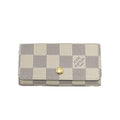 Louis Vuitton Multicles 4 Damier Azur Key Case Canvas Ivory Key Holder