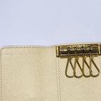 Louis Vuitton Multicles 4 Damier Azur Key Case Canvas Ivory Key Holder — view 7