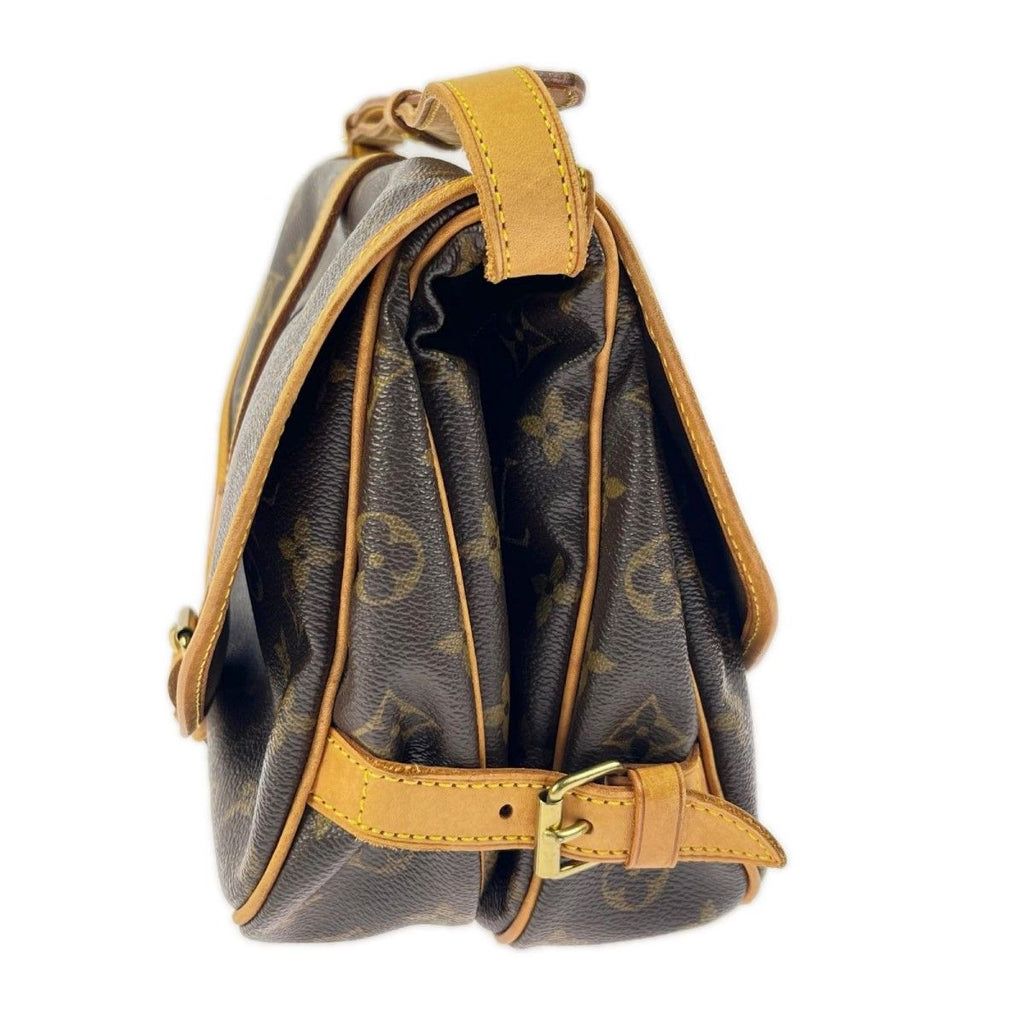 Louis Vuitton Shoulder Bag Monogram Saumur 30 Brown — view 3