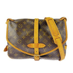 Louis Vuitton Shoulder Bag Monogram Saumur 30 Brown