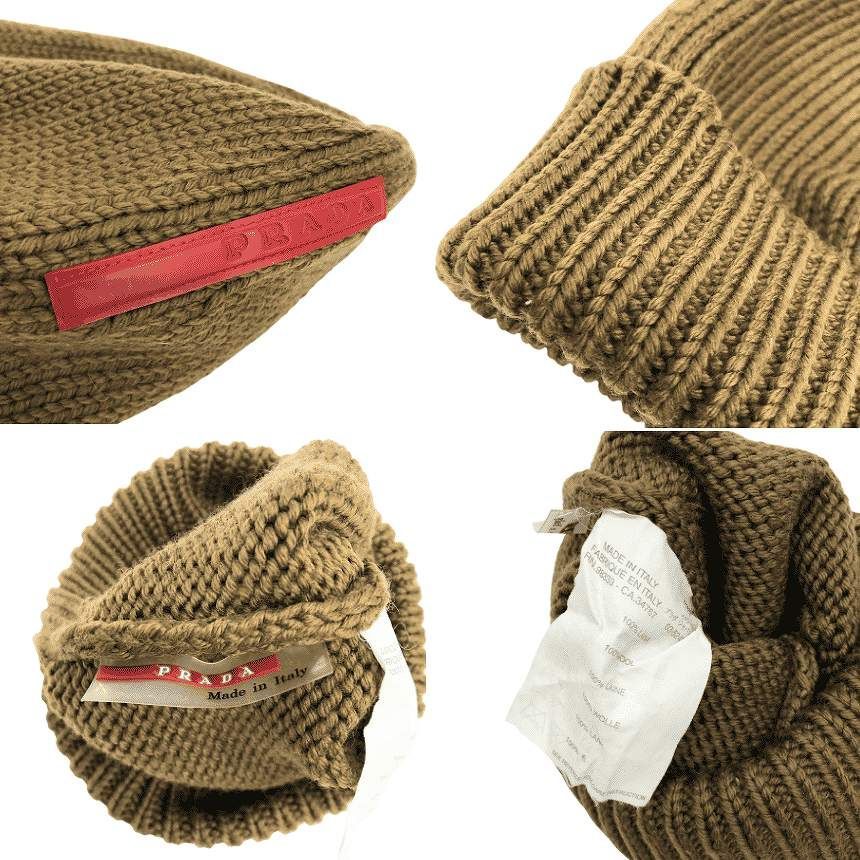 Prada Sport Beanie Knit Hat — view 3