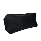 Hermes Garden Party PM Toile Officier Buffalo Leather Originally Tote Bag Black — view 7