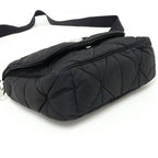 Prada Padded Re-Nylon Shoulder Bag Mini Pouch Black Rank — view 4