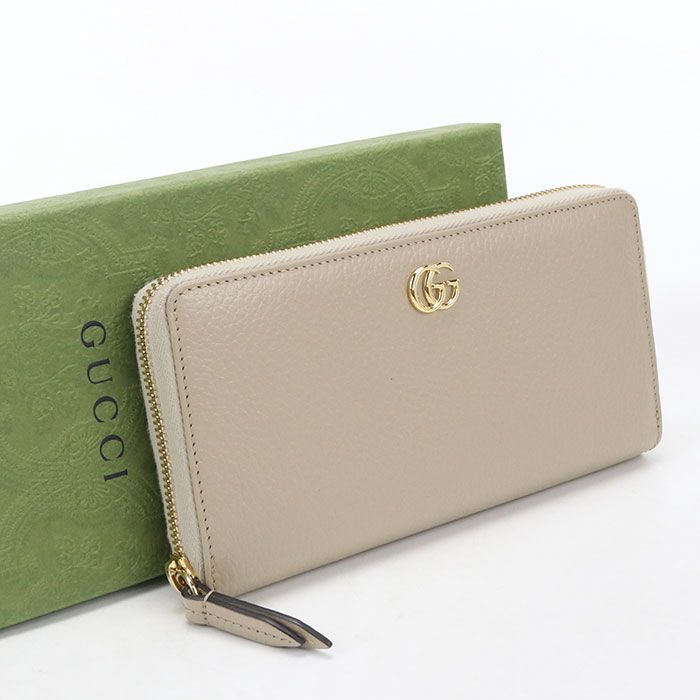 Gucci Zip Around Wallet Double G Leather