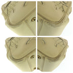 Bottega Veneta Vintage Intrecciato Light Beige Gold Leather Tote Bag — view 3