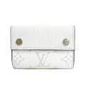 Louis Vuitton Discovery Compact Wallet Taigarama Monogram Antarctica Silver