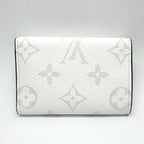 Louis Vuitton Discovery Compact Wallet Taigarama Monogram Antarctica Silver — view 2
